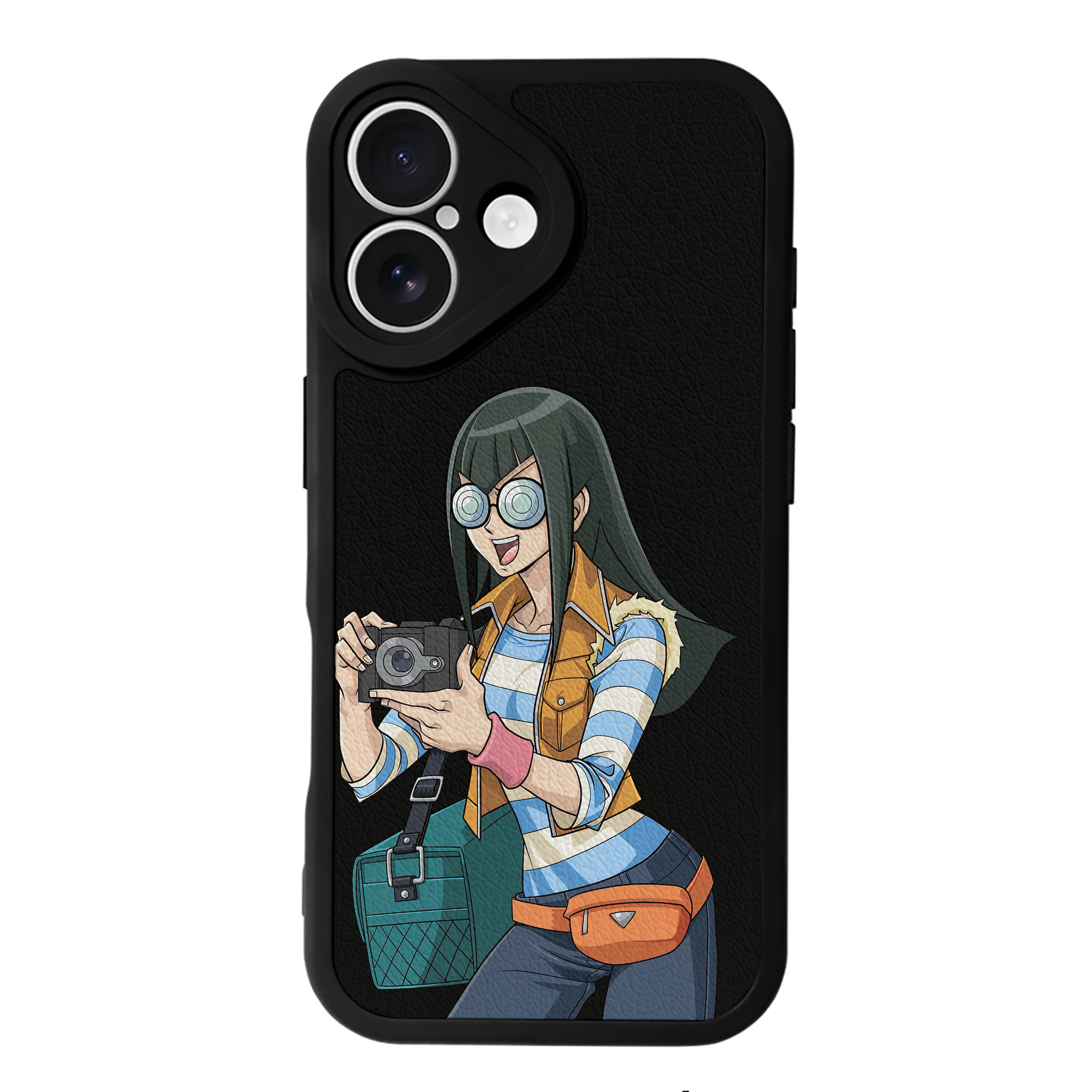 （画像用） 遊☆戯☆王 Yu-Gi-Oh! 【iPhone 16シリーズ対応】シリコンスマホケース（レザー調） 材質：シリコン